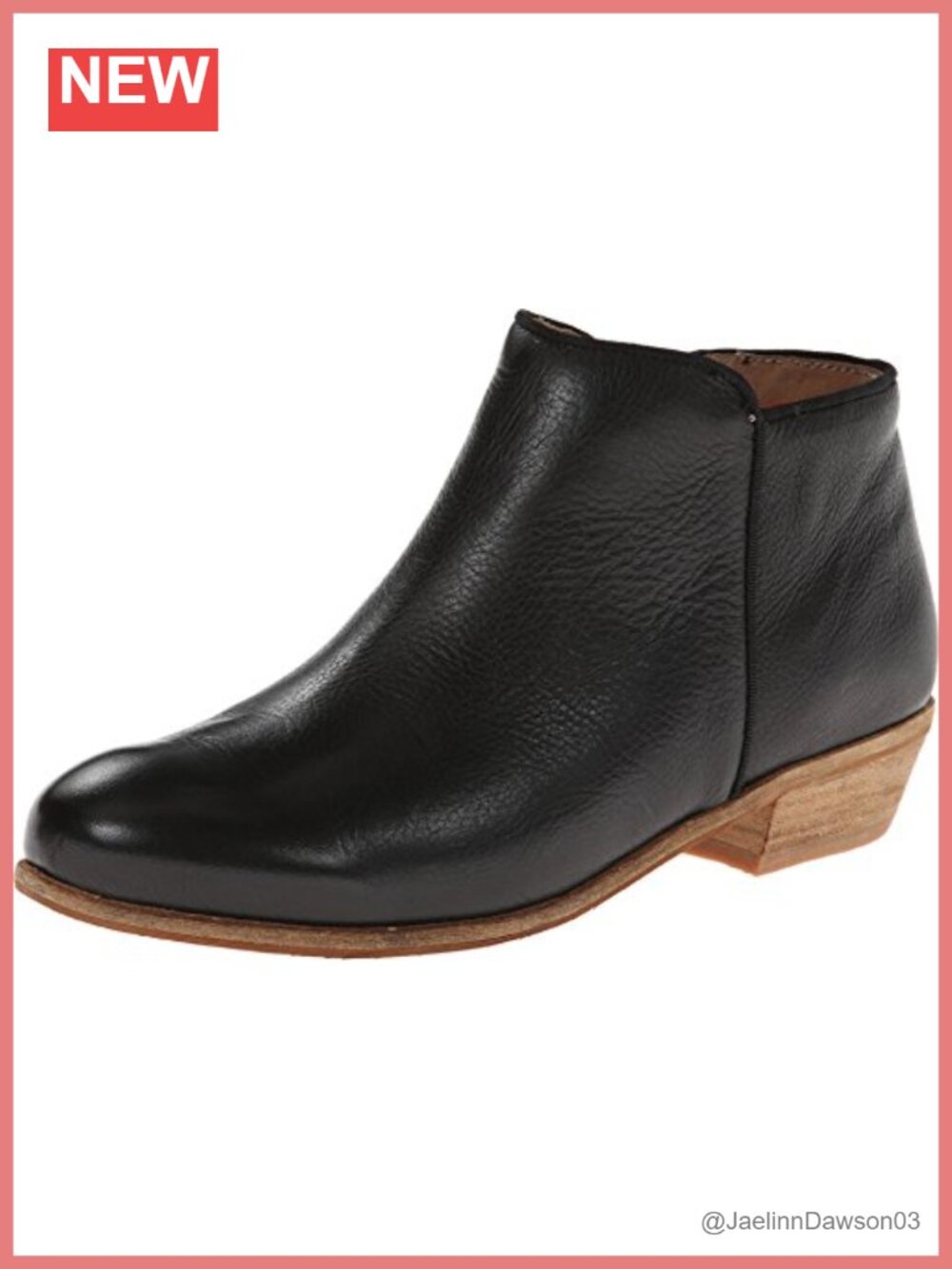 SoftWalk Rocklin Heeled Ankle Bootie with Block Heel & Zip